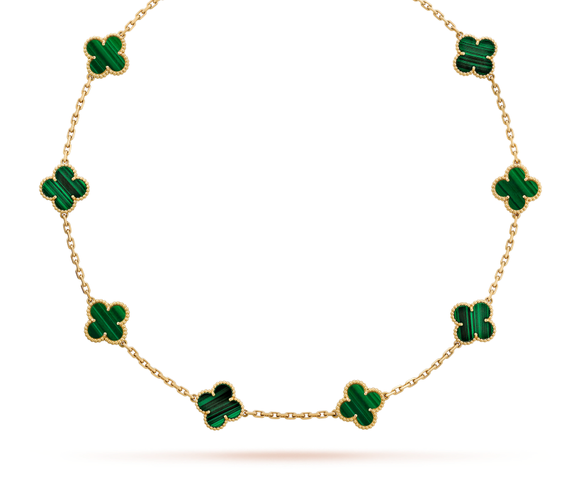 Lavish klaver ketting 10 motieven - Groen