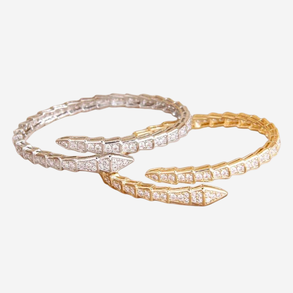 Luxe slangenarmband Goud/Zilver/Rosegoud