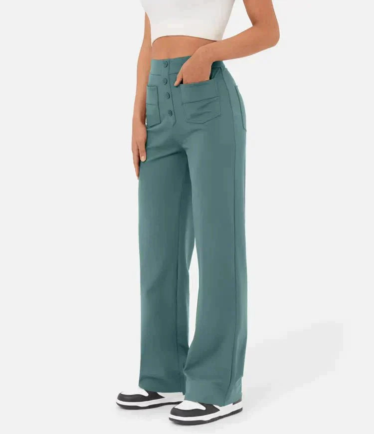 Mieke| High-waisted elastische broek