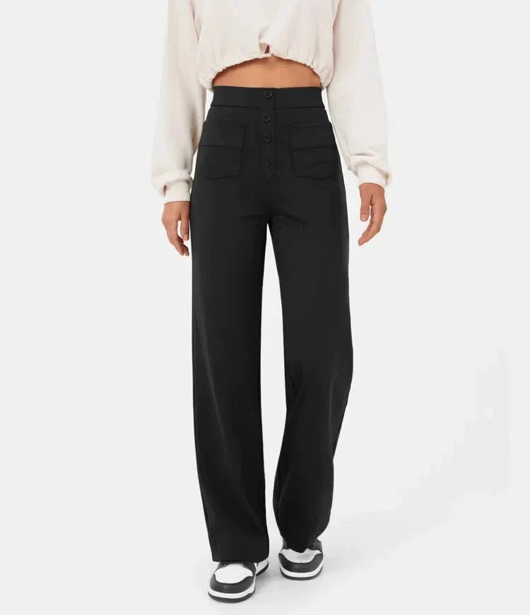 Mieke| High-waisted elastische broek