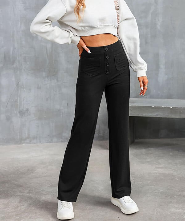 Mieke| High-waisted elastische broek