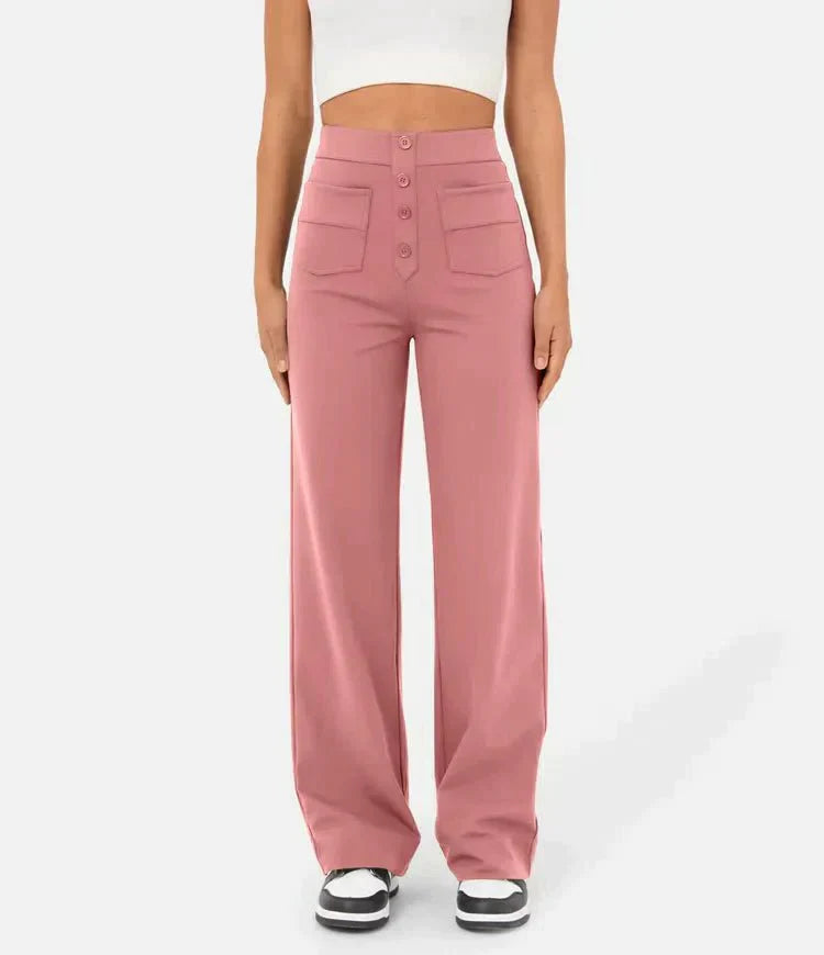 Mieke| High-waisted elastische broek