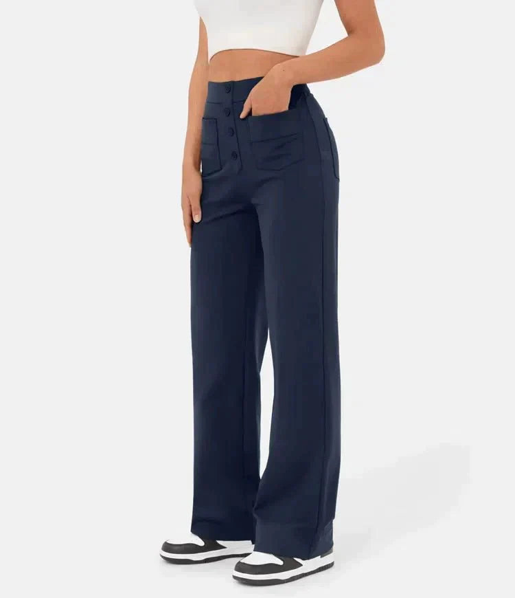 Mieke| High-waisted elastische broek