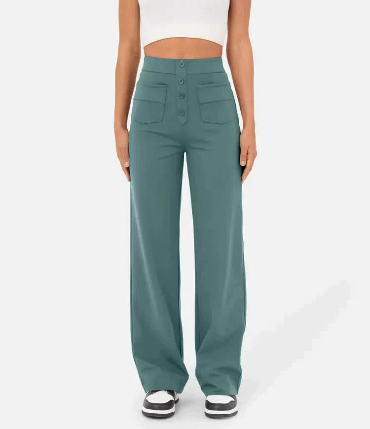 Mieke| High-waisted elastische broek