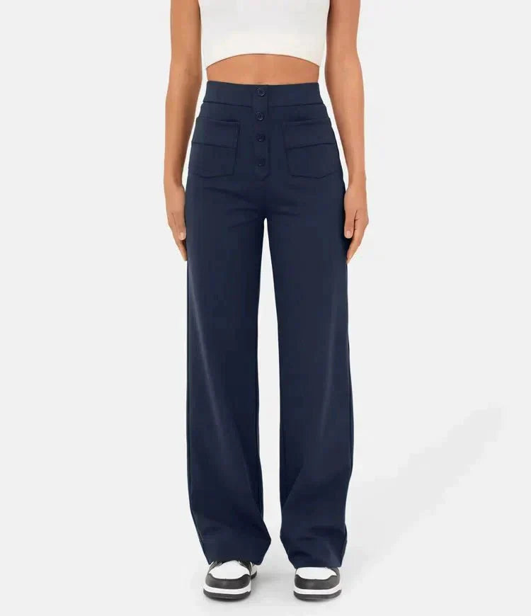 Mieke| High-waisted elastische broek